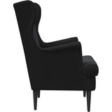  Fotelja Crna Baršun | shoptok.hr