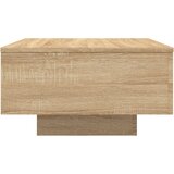  Stolić za kavu s LED svjetlima boja hrasta sonome 55x55x31 cm | Eponuda.com