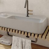  nimco nkc 30035-90 - zidni držač za peškire nikau 39 cm, mat crna | Eponuda.com