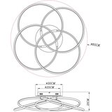 Globo stropna led-svetilka barna 85/21 cm | Shoptok.si