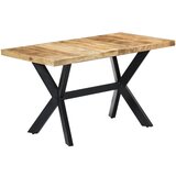 Furnova Jedilna miza 140x70x75 cm trden robusten mangov les, (21946861) | Shoptok.si