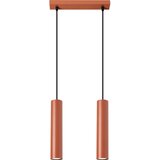 Sollux Lighting Sollux SL.1490 - Luster na sajli LAGOS 2xGU10/10W/230V crvena | Eponuda.com