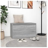  Klop za hodnik 80x40x45 cm siva sonoma konstruiran les Cene