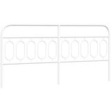  The Living Store Kovinsko vzglavje belo 200 cm - Vzglavje, (21496221) | Shoptok.si