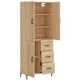  Visoka komoda hrasta sonome 69 5x34x180cm od konstruiranog drva | shoptok.hr