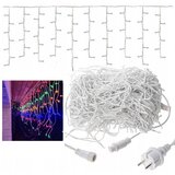 Hurtnet novoletne lučke zavesa 300 LED RGB 12m flash efekt D Cene