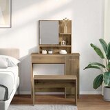 vidaXL Set toaletnog stolića Artisan hrast konstruirano drvo | shoptok.hr