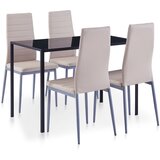  Petodijelni blagovaonski set boja cappuccina | shoptok.hr
