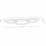  solea 34 plafonska svetiljka 40W 3000/4000/6000K crna/drvo dim | ePonuda.com
