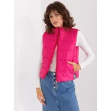 Fashion Hunters Fuchsia quilted vest