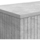 Konzolna stolica Prugasti Betonsko Siva 101 x 29 x 74 cm | shoptok.hr