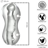  Desirel Vortex - masturbator s stimulativno površino (prosojen) | Shoptok.si