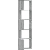  Kutni regal za knjige s 5 razine boja hrasta 50x50x179cm drveni | Eponuda.com