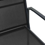  Vrtne stolice 2 pcs Crna i antracit 53,5 x 59 x 77 cm | shoptok.hr