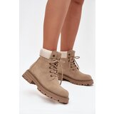 Boto Women's Lace-up Boots Beige Norena | Shoptok.si