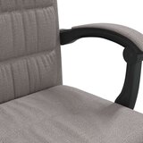  Uredski naslonjač od tkanine smeđesivi | shoptok.hr