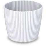 Gardino Saksija 18cm Wave/ bela Cene