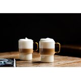 Vialli Design Žute staklene šalice u setu 2 kom za cappuccino 350 ml Livio – | shoptok.hr