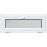  Prozor za podrum RISOR 110 x 40 cm PVC i staklo Bijela | shoptok.hr