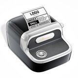 INF Retro termo tiskalnik etiket Bluetooth 5.2, 203dpi, 1200mAh Black, (5000266817) | Shoptok.si