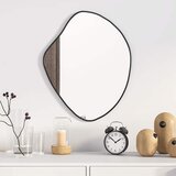 Zidno ogledalo crno 50x40 cm Cijene