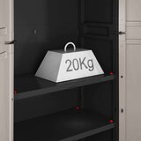 Keter niski ormarić za pohranu Pro crno-sivi | shoptok.hr