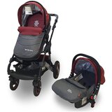Baby Bear Origin set kolica za bebe i auto sedište crvena BBO GS-T106CRVS Cene