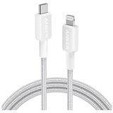 Anker 322 USB tip-C na Lightning kabl M/M 0.9m, 60W, pleteni, beli | Eponuda.com