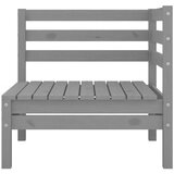  Kutna vrtna sofa siva od masivne borovine | shoptok.hr