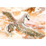  Samoljepljiva foto tapeta - Pegasus (Orange) 441x315 | shoptok.hr