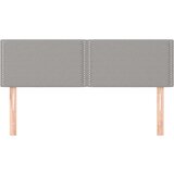  Uzglavlja 2 kom svjetlosiva 72 x 5 x 78/88 cm od tkanine | shoptok.hr