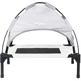  Krevet za psa Srebrno Siva 62 x 48 x 61 cm Čelik | shoptok.hr