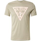 Guess Majica kaki / oranžna / off-bela | Shoptok.si