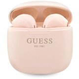 Guess classic est logo tws bluetooth slušalke za telefone + station pink, (21832957) Cene