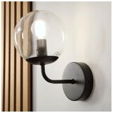  Brilagi - Zidna lampa MALIVA 1xE14/15W/230V crna/prozirna | Eponuda.com
