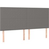  S oprugama i madracem tamnosivi 200 x 200 cm od tkanine | shoptok.hr