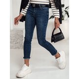 DStreet Spodnie damskie jeansowe BEVINO ciemnoniebieskie | Shoptok.si