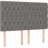  Krevet s oprugama i madracem tamnosivi 140x190 cm od tkanine | shoptok.hr