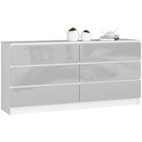 AKORD KOMODA K160 6SZ CLP METALIK GLOSSY, (21702994) Cene