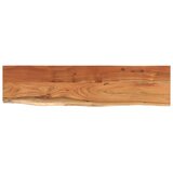  Zidna polica 80x20x3,8 cm pravokutna bagremovo drvo živi rub | shoptok.hr