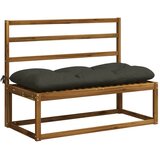  Jastučić za klupu VIANEN 100% poliester Antracit - Antracit 100 x 50 x 12 cm | shoptok.hr