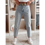 DStreet Spodnie damskie jeansowe mom fit JEANMOM niebieskie | shoptok.hr