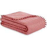 AmeliaHome Rožnato posteljno pregrinjalo Meadore, 200 x 220 cm | Shoptok.si