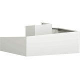  Vrtna saksija Bijelo 100 x 100 x 50 cm Čelična vrata | Eponuda.com