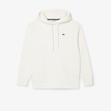 Lacoste Puloverji OVERSIZED FLEECE HOODIE Bela Cene