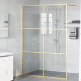  Zid za walk-in tuš Zlatno 140 x 195 cm Staklo otporno na udarce | shoptok.hr