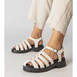 White platform sandals with closed toe line Kolla | ePonuda.com