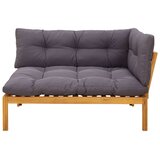  Kantasti Sofe Jedinica Prirodna i tamno siva 132 x 92 x 82 cm | shoptok.hr