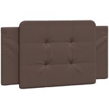  The Living Store Vzglavna stranica rjava 100 cm umetno usnje - Vzglavna Stranica, (21500368) | Shoptok.si