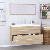  3-dijelni set kupaonskog namještaja boja hrasta sonome | shoptok.hr
